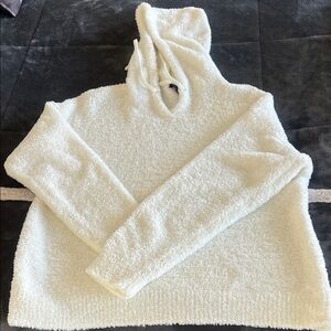 Love Tree Soft Cream Cowl Neck Sweater